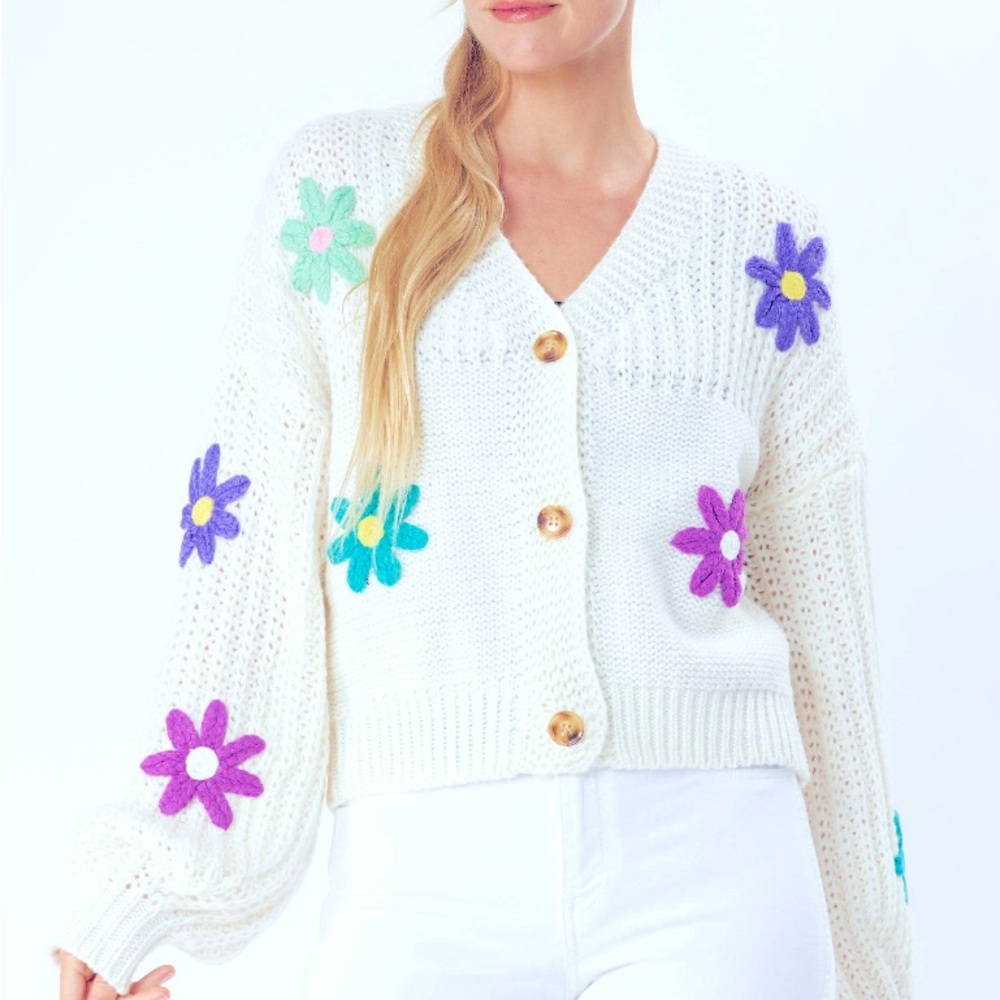 Sandi Floral Cardigan
